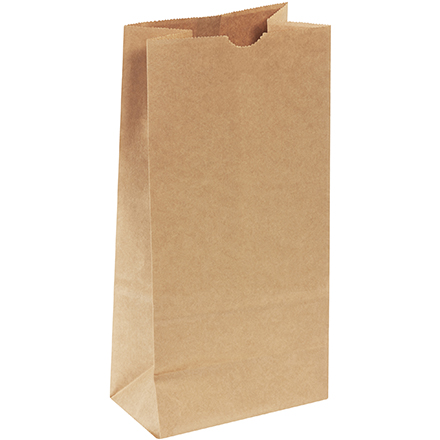 6 <span class='fraction'>1/8</span> x 4 <span class='fraction'>1/5</span> x 12 <span class='fraction'>7/16</span>" Kraft Hardware Bags