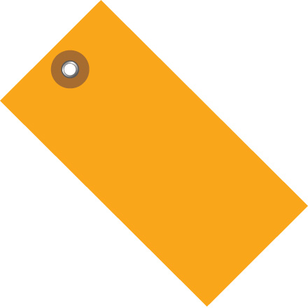 3 <span class='fraction'>1/4</span>" x 1 <span class='fraction'>5/8</span>" Orange Tyvek<span class='rtm'>®</span> Shipping Tag