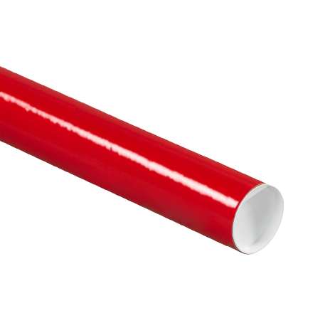 2 x 18" Red Tubes with Caps